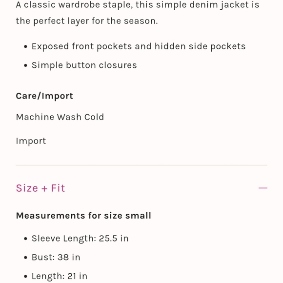 We The Free People Rumors Red Denim Jacket Size L NWT! color: strawberry fields - Picture 16 of 16